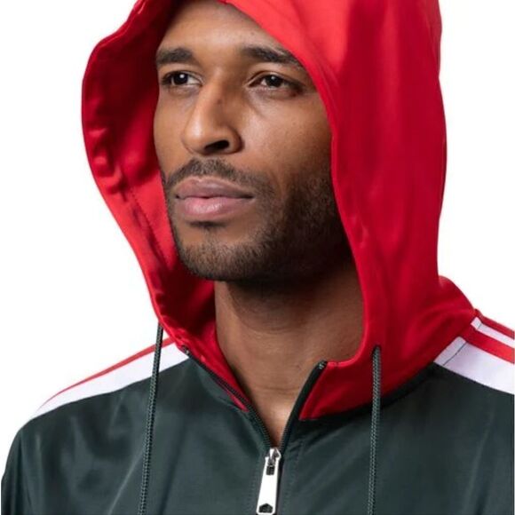 MEN'S MONTIQUE HUNTER 2 PIECE SPORT TRACK SUIT WITH HOOD. JS-30 - Picture 3 of 3